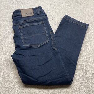 Duluth Trading Co Jeans Mens 34x29 Blue Ballroom Double Flex Relaxed Fit Gusset